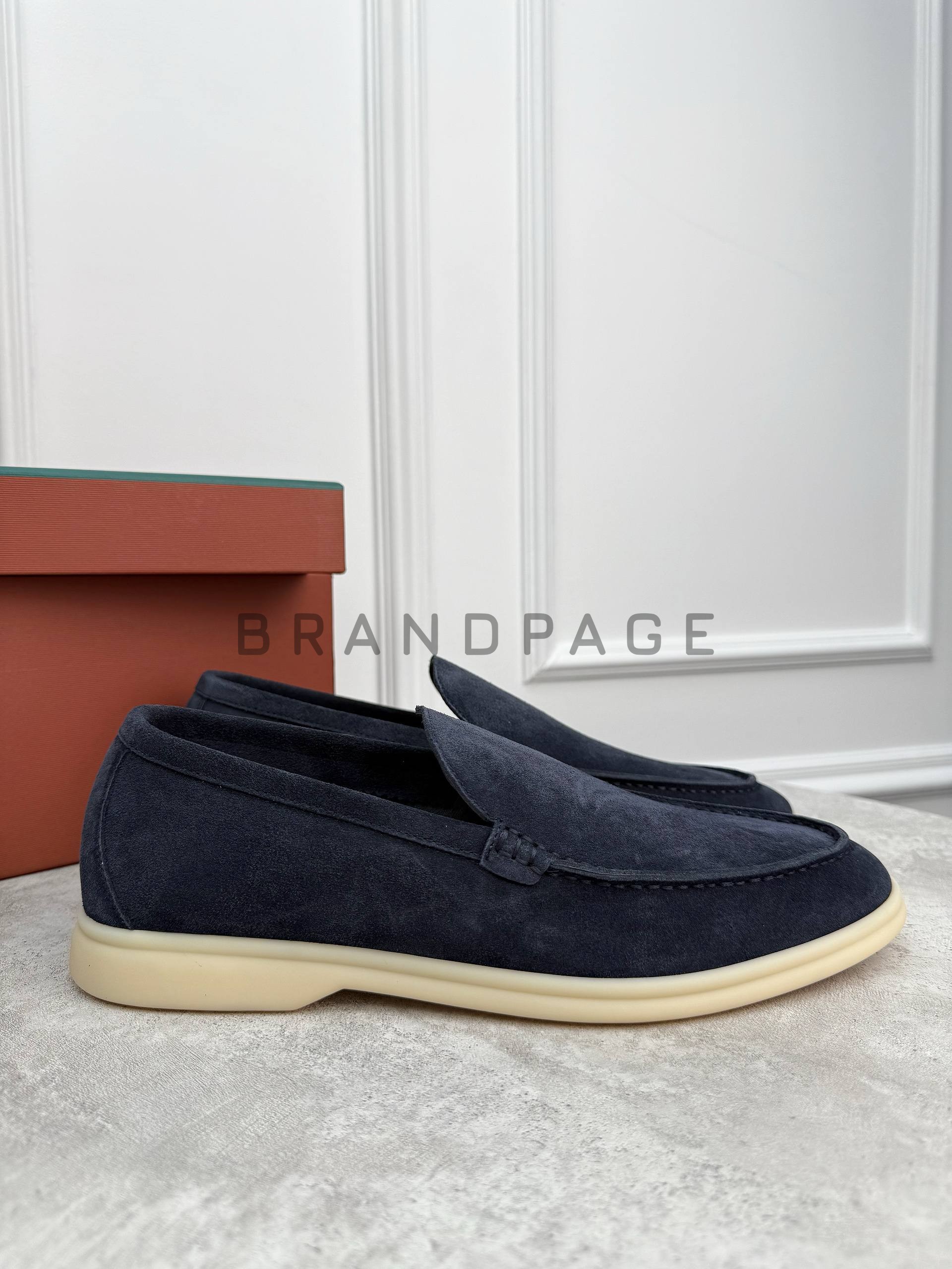 Лоферы из натуральной кожи Loro Piana BPLUX12482 Лоферы из натуральной кожи Loro Piana BPLUX12482