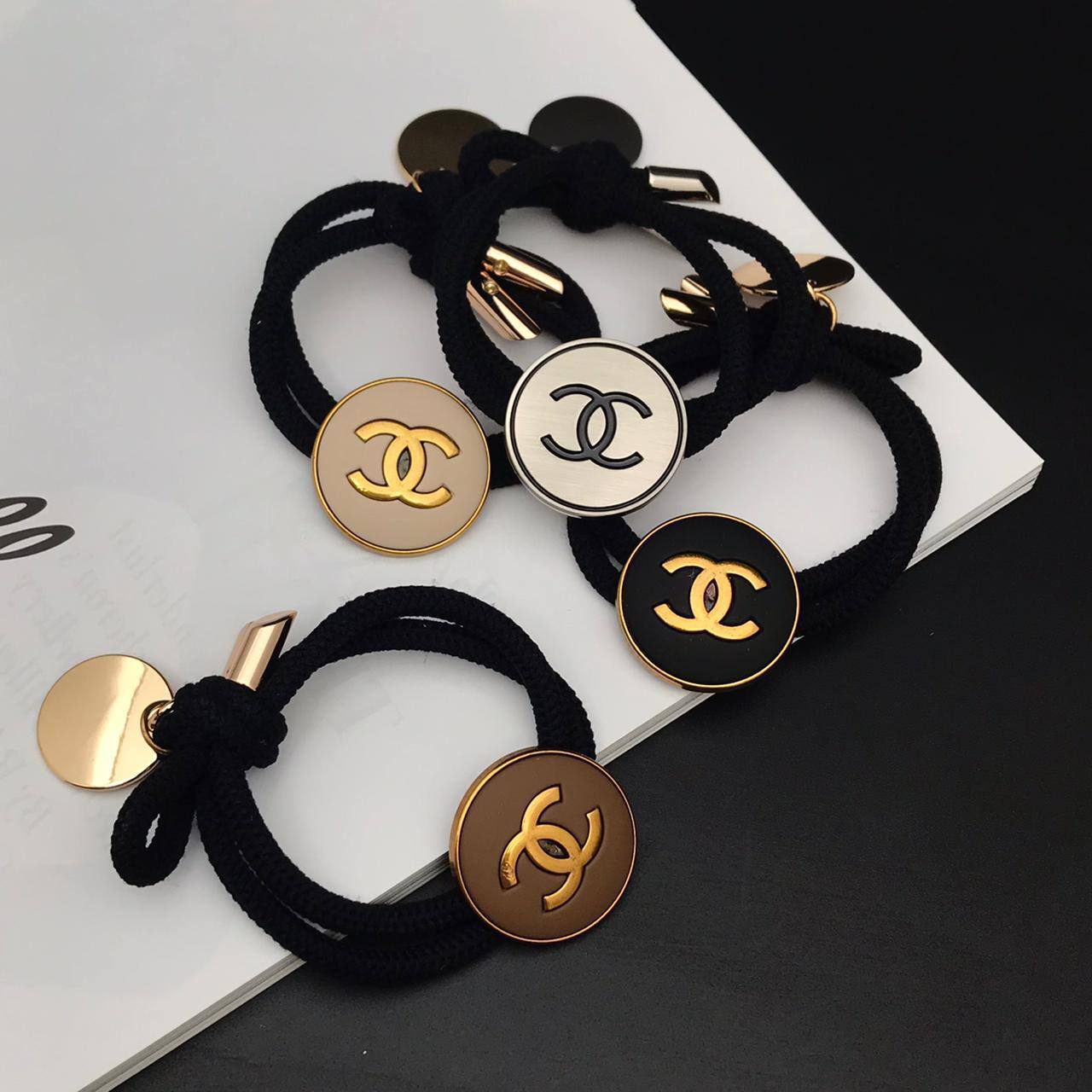 Трендовая резинка для волос Chanel BP-48105 Трендовая резинка для волос Chanel BP-48105