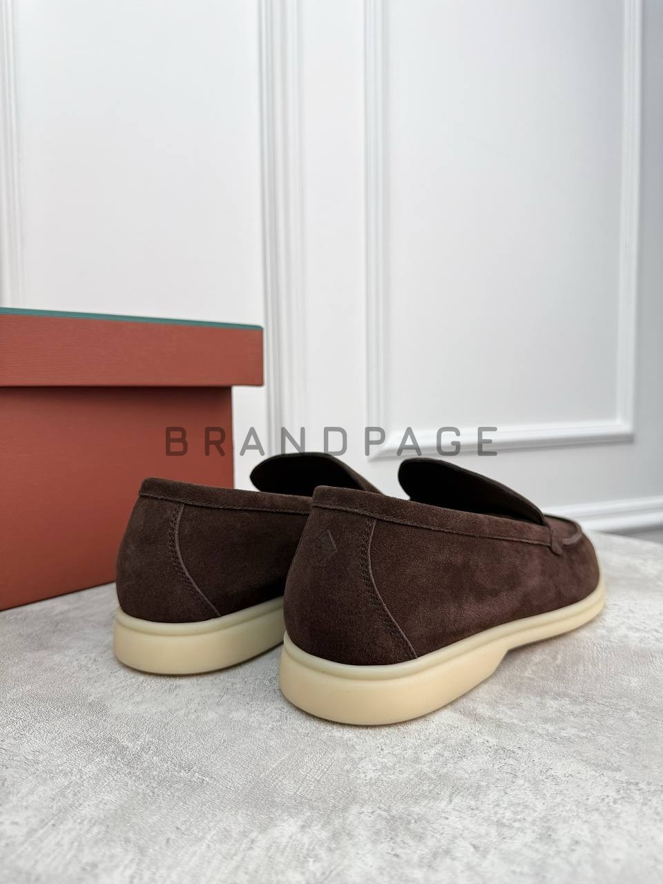 Лоферы из натуральной кожи Loro Piana BPLUX12482 Лоферы из натуральной кожи Loro Piana BPLUX12482