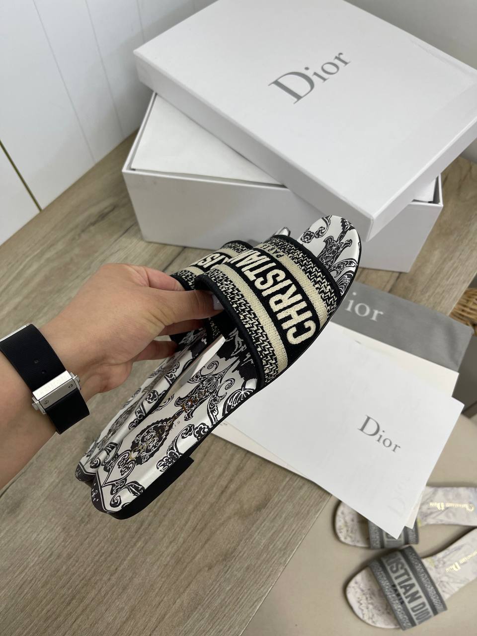 Шлепанцы повседневные Christian Dior BP-34772 Шлепанцы повседневные Christian Dior BP-34772