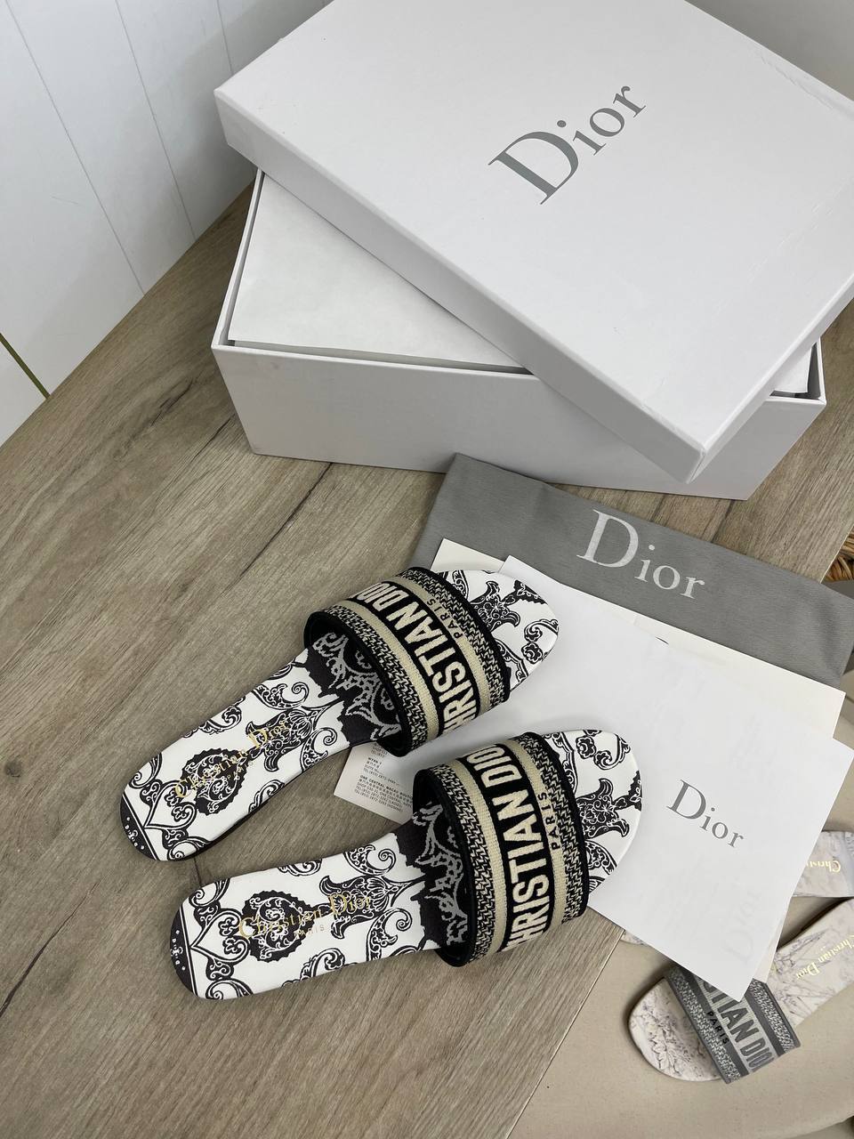 Шлепанцы повседневные Christian Dior BP-34772 Шлепанцы повседневные Christian Dior BP-34772