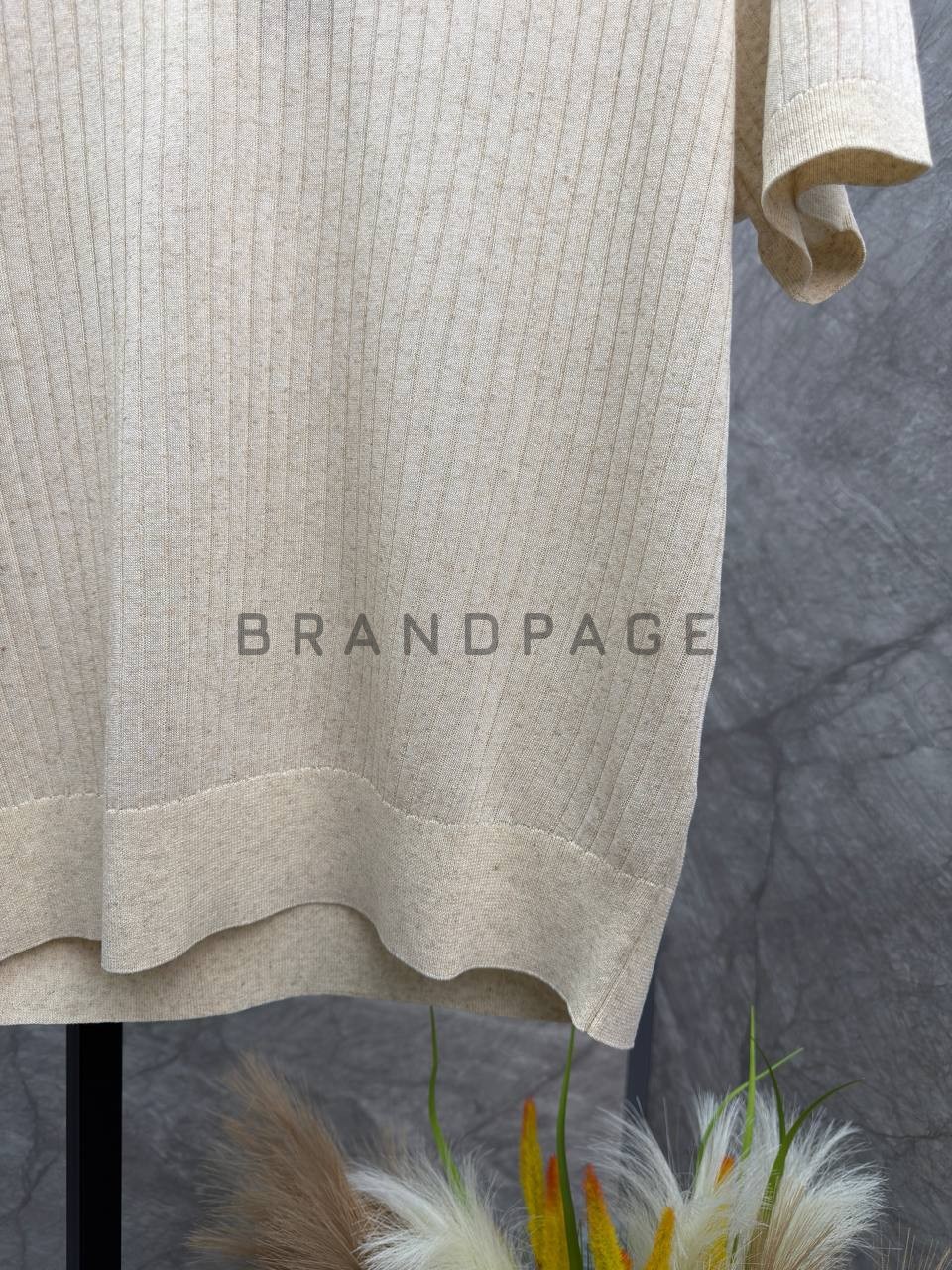 Футболка из комбинированных материалов Loro Piana BPLUX13040