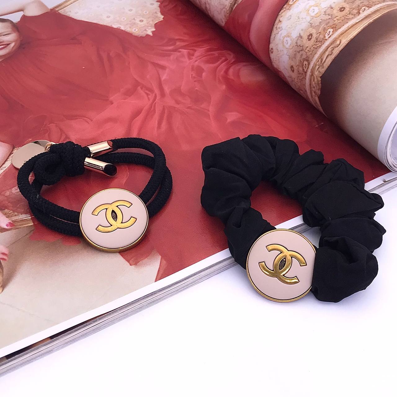 Резинка для волос элитная Chanel BP-26924 Резинка для волос элитная Chanel BP-26924