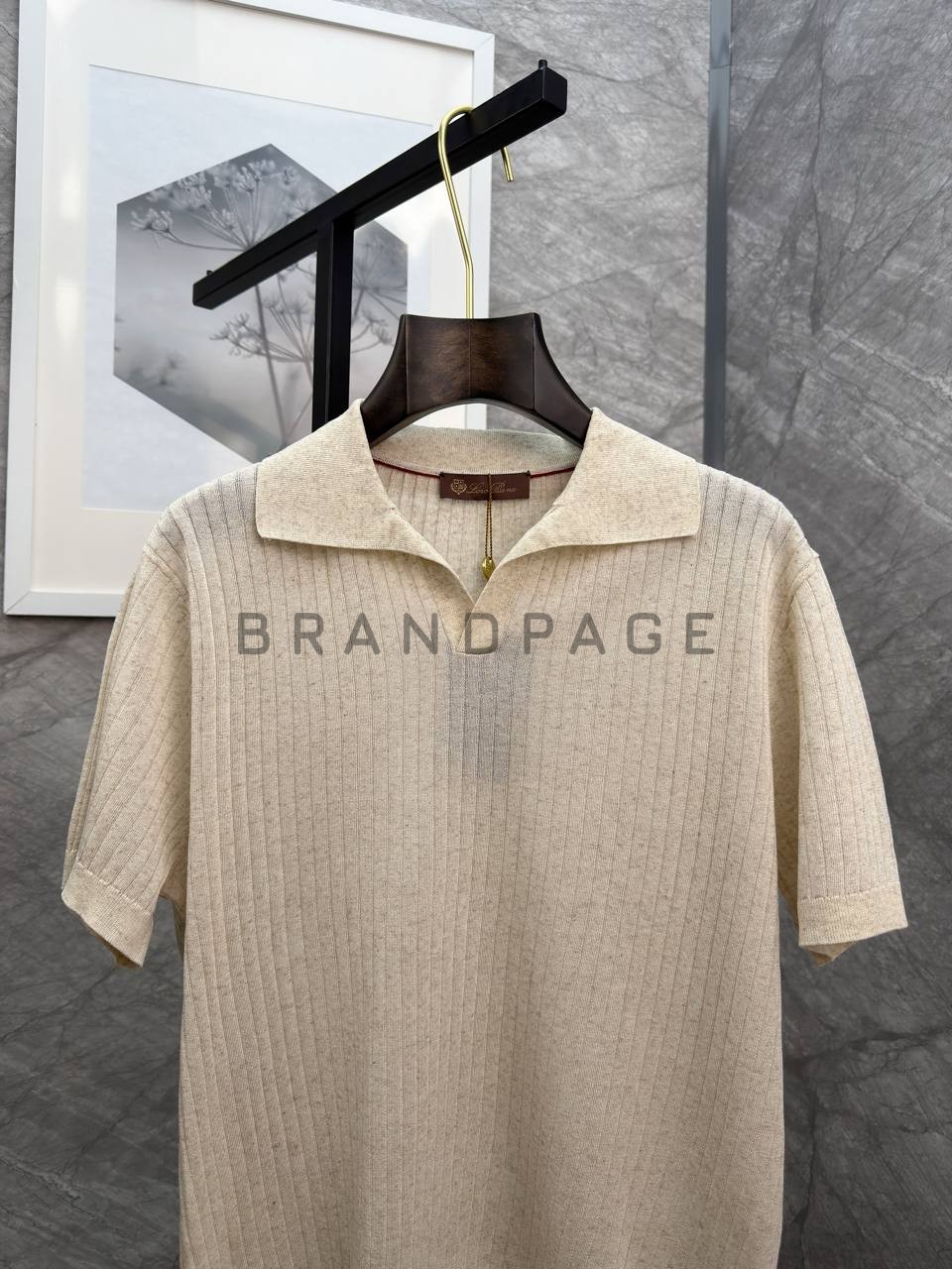 Футболка из комбинированных материалов Loro Piana BPLUX13040