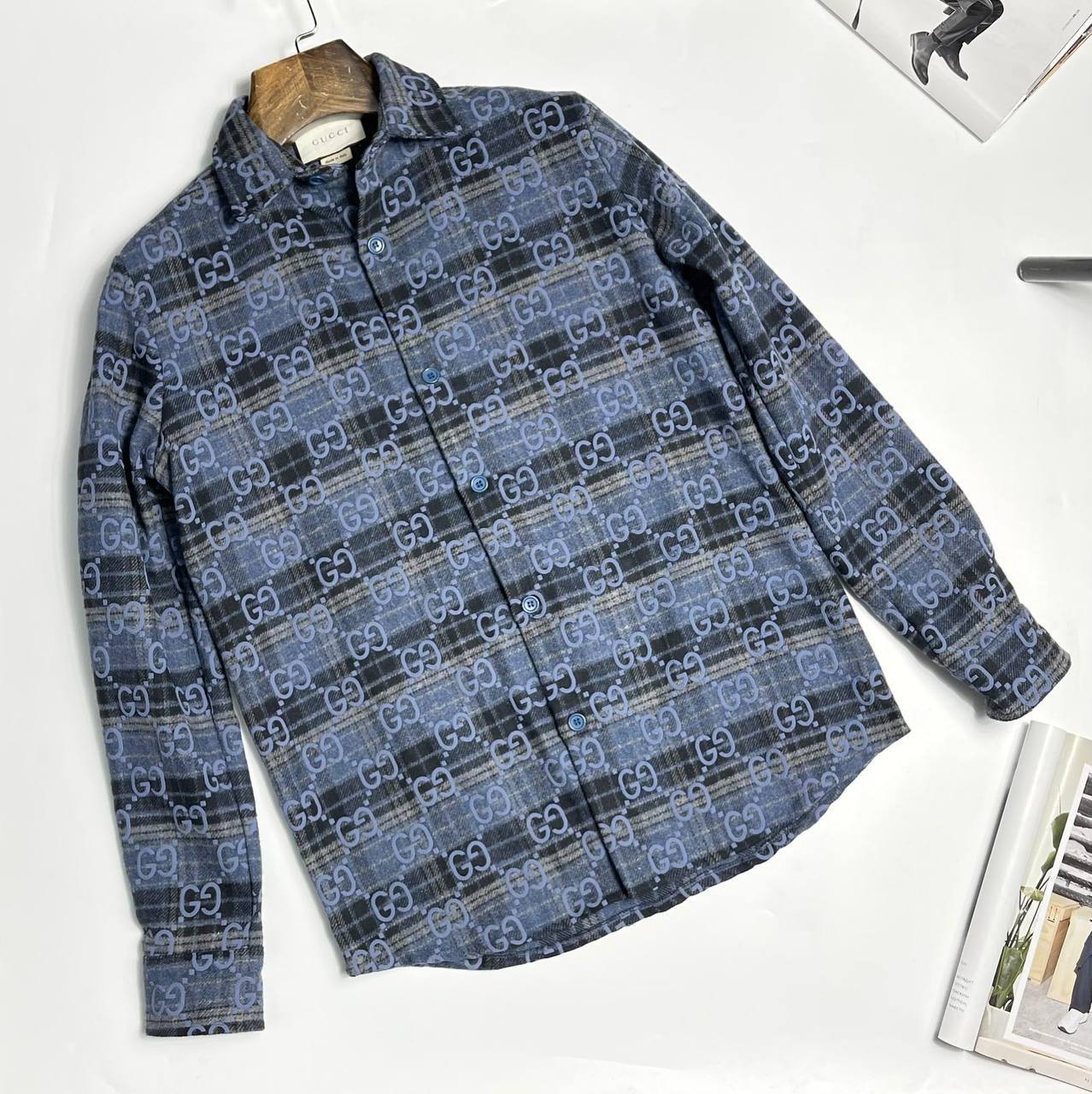 Классическая рубашка Gucci BP-41354 Классическая рубашка Gucci BP-41354