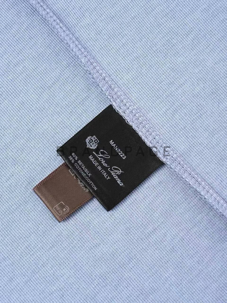 Футболка из шелка и хлопка Loro Piana BPLUX12314 Футболка из шелка и хлопка Loro Piana BPLUX12314