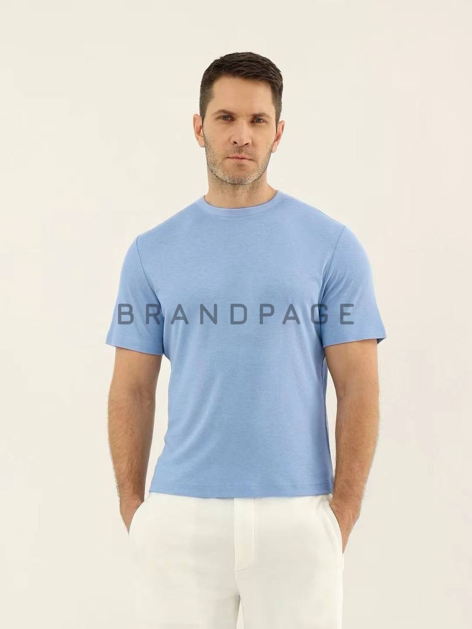 Футболка из шелка и хлопка Loro Piana BPLUX12314 Футболка из шелка и хлопка Loro Piana BPLUX12314