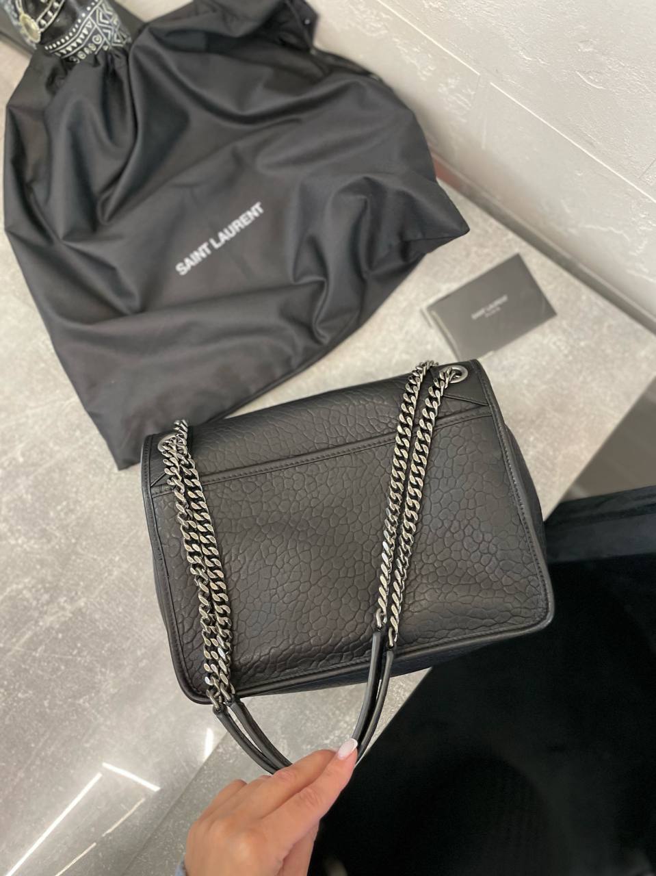 Женская сумка премиум 28 см Yves Saint Laurent BP-42324 Женская сумка премиум 28 см Yves Saint Laurent BP-42324