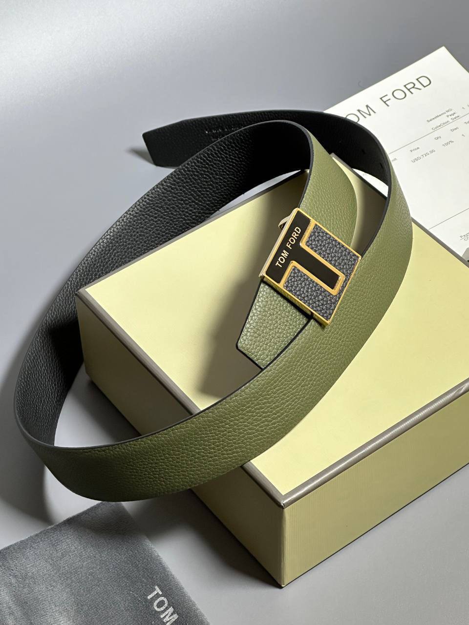 Двухсторонний ремень люкс Tom Ford BP-48244 Двухсторонний ремень люкс Tom Ford BP-48244