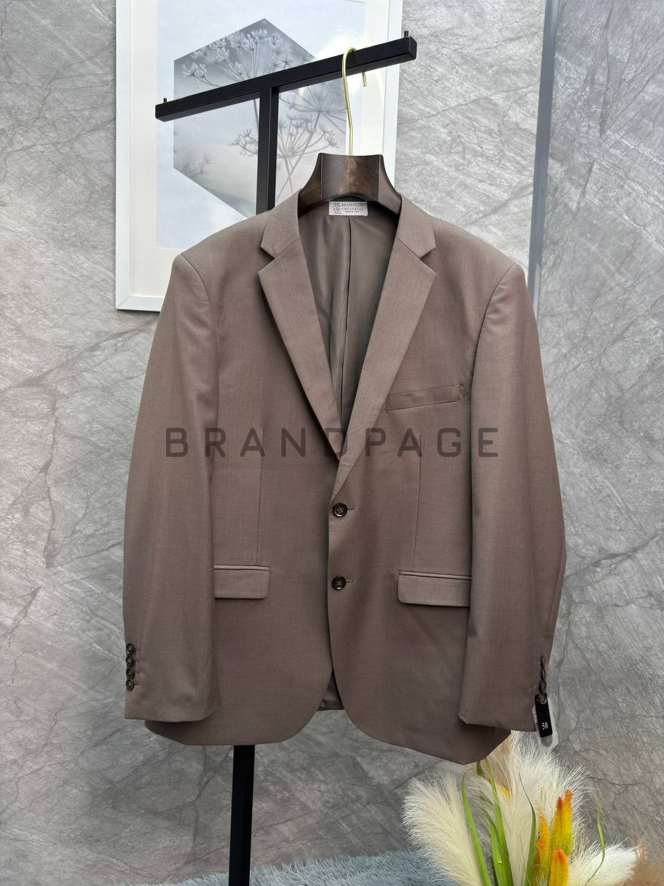 Костюм из хлопка Brunello Cucinelli BPLUX13042