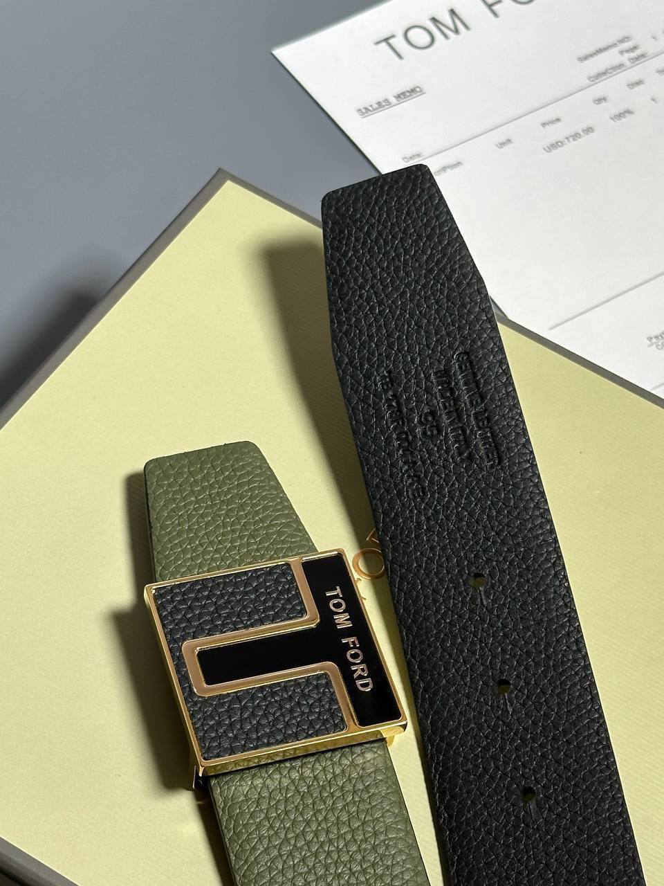 Двухсторонний ремень люкс Tom Ford BP-48244 Двухсторонний ремень люкс Tom Ford BP-48244