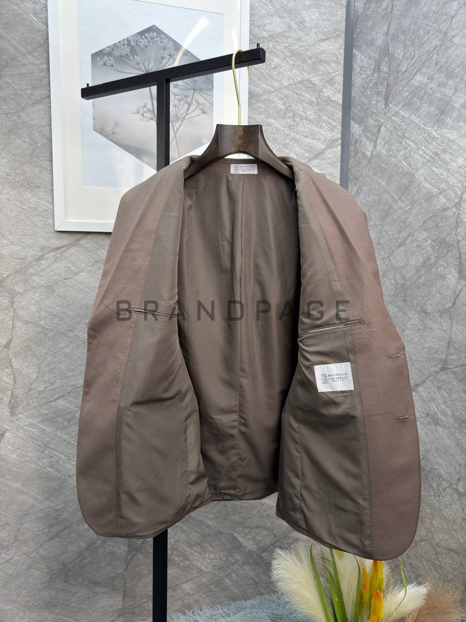 Костюм из хлопка Brunello Cucinelli BPLUX13042