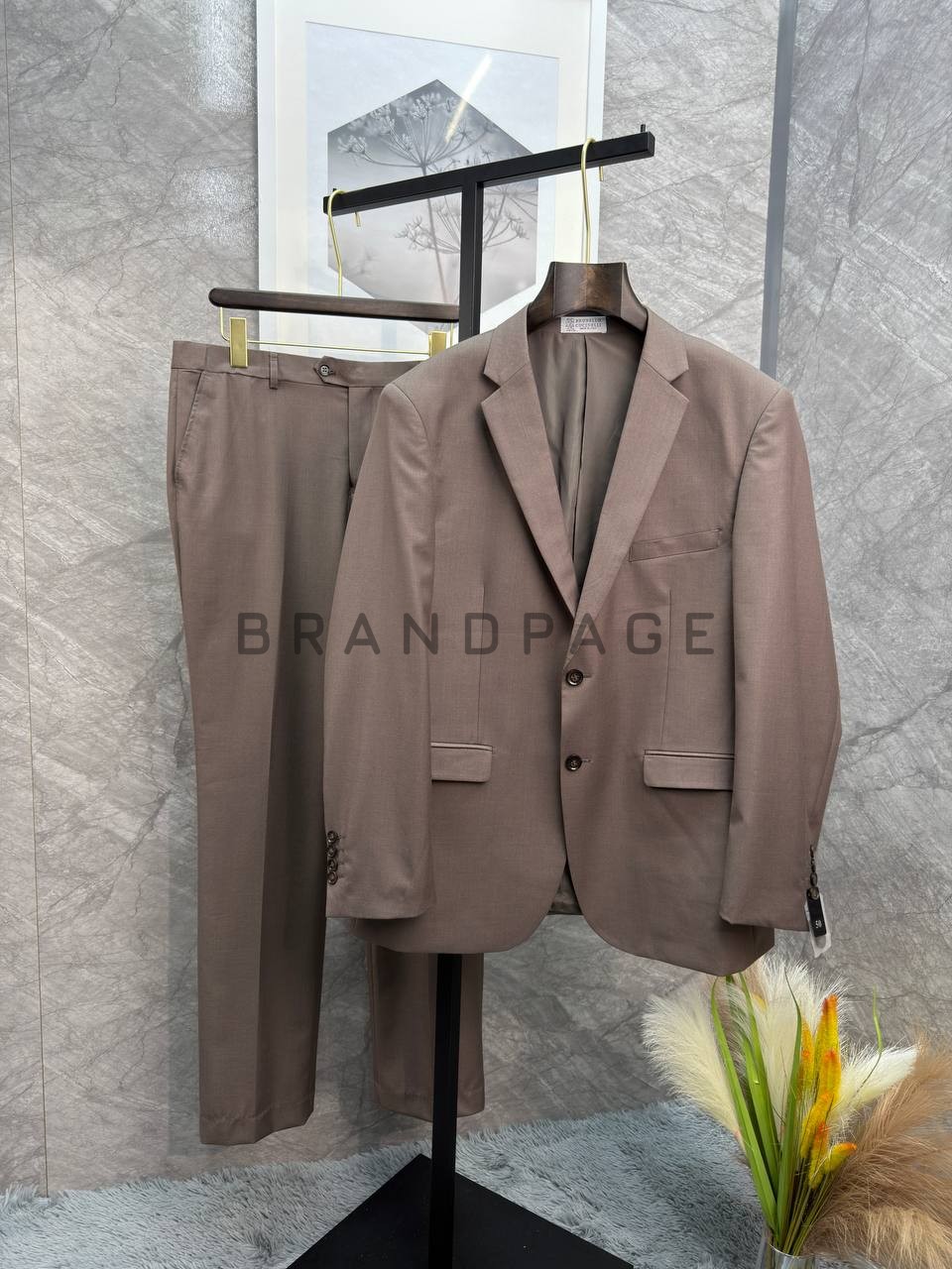 Костюм из хлопка Brunello Cucinelli BPLUX13042