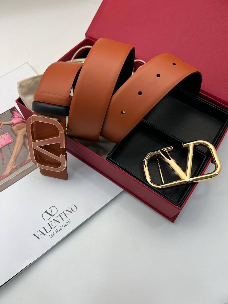 Премиальный ремень двухсторонний Valentino BP-35074 Премиальный ремень двухсторонний Valentino BP-35074