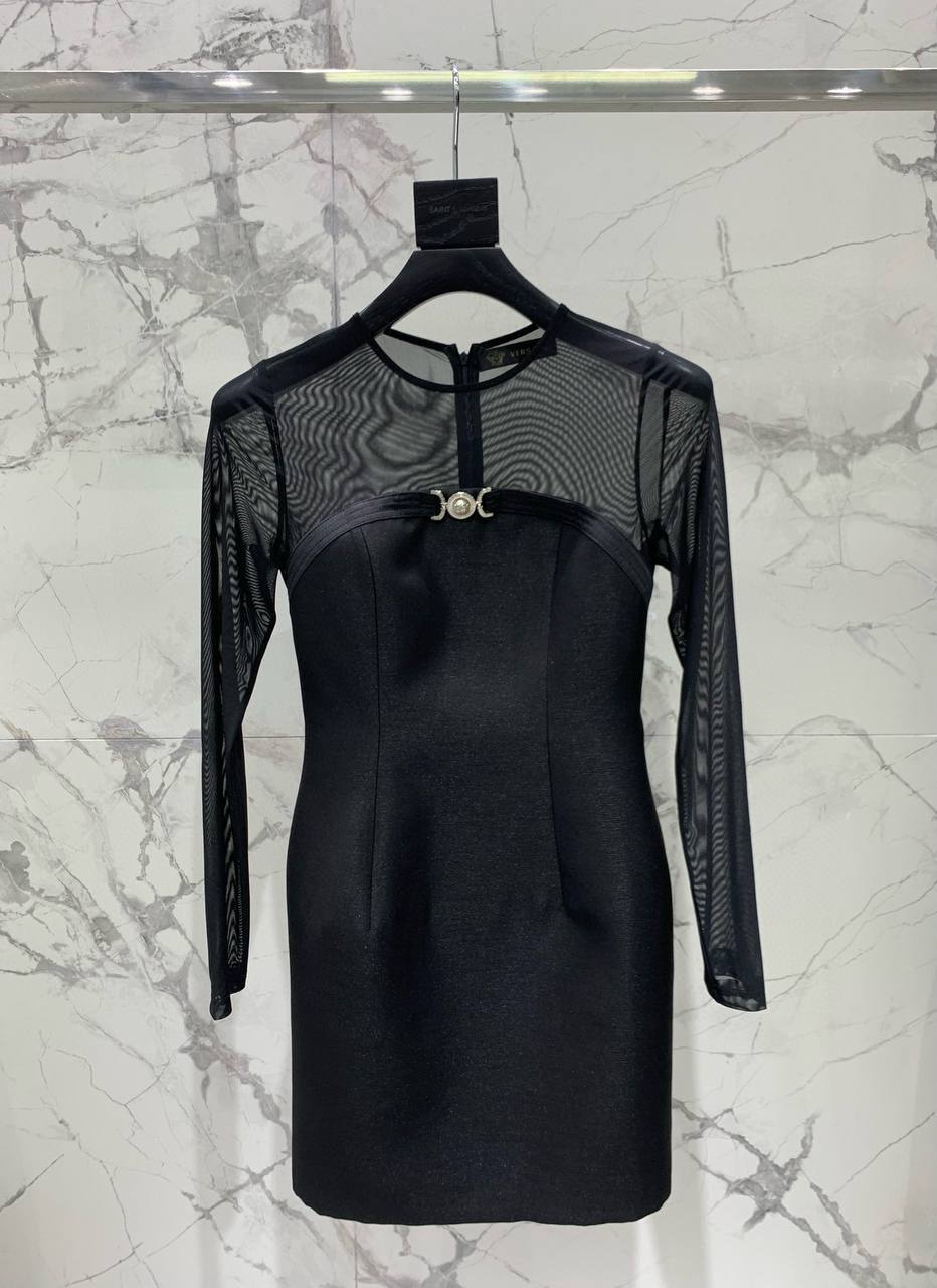 Платье элитное черное Versace BP-503321 Платье элитное черное Versace BP-503321