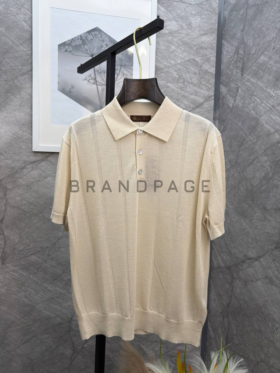 Поло из льна и вискозы Loro Piana BPLUX13045