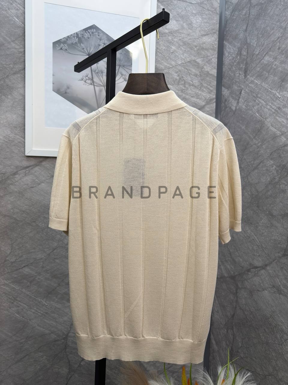 Поло из льна и вискозы Loro Piana BPLUX13045