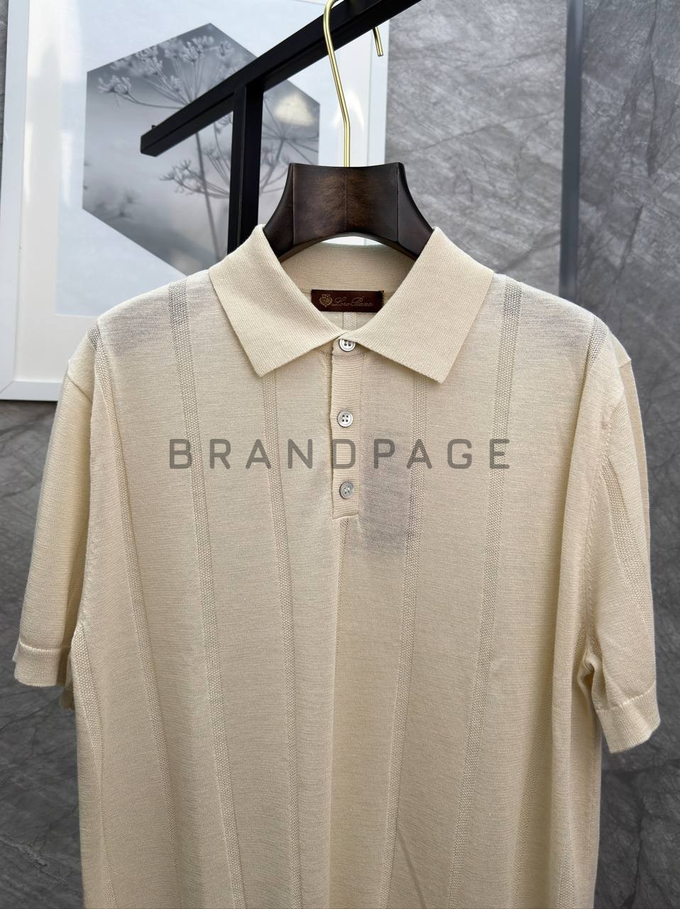 Поло из льна и вискозы Loro Piana BPLUX13045