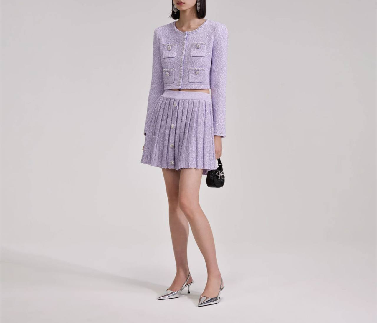 Повседневный женский костюм Self-Portrait BP-44308 Повседневный женский костюм Self-Portrait BP-44308