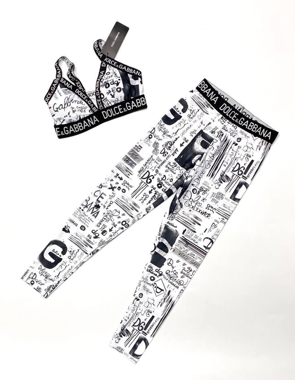 Бело-черный костюм коллекционный Dolce & Gabbana BP-16591 Бело-черный костюм коллекционный Dolce & Gabbana BP-16591