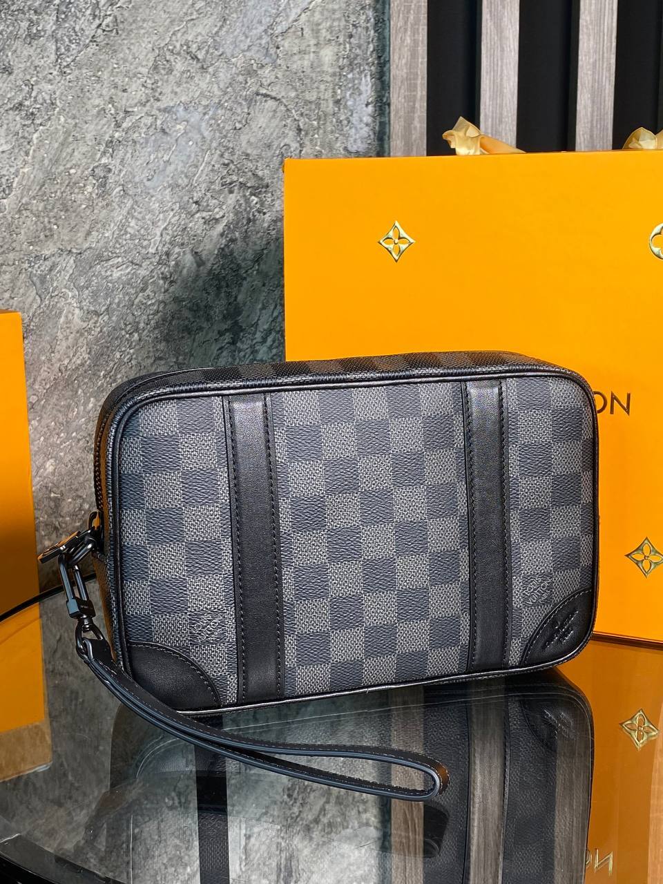 Стильный клатч канва Louis Vuitton BP-237283 Стильный клатч канва Louis Vuitton BP-237283