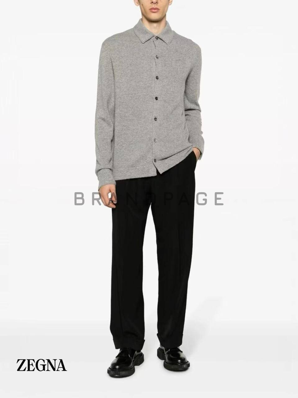 Рубашка кашемировая Zegna BPLUX5430 Рубашка кашемировая Zegna BPLUX5430