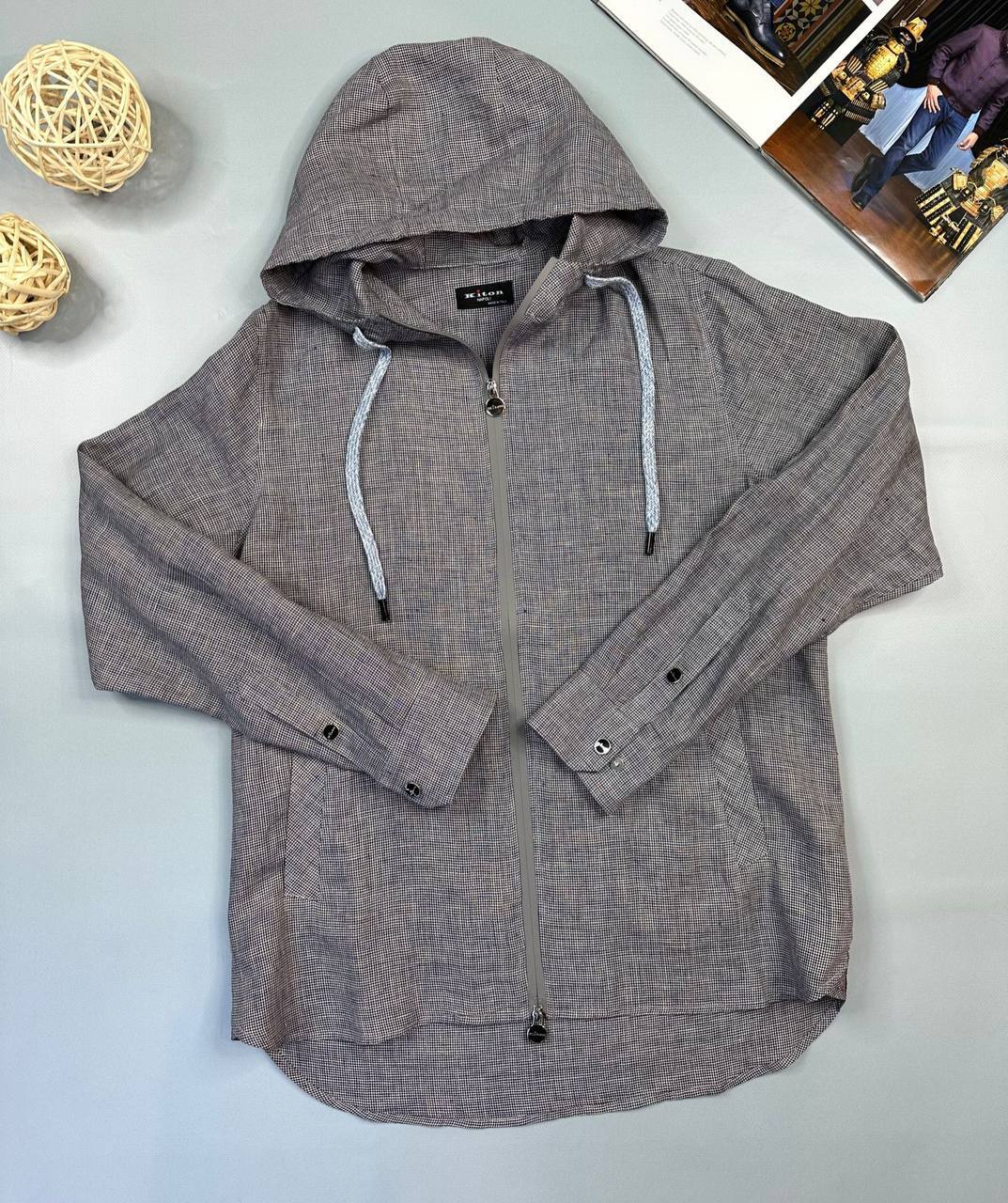 Льняная рубашка BP-34553 Kiton стильная Льняная рубашка BP-34553 Kiton стильная