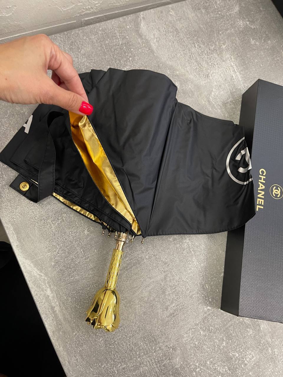 Премиальный зонт Chanel BP-52272 Премиальный зонт Chanel BP-52272