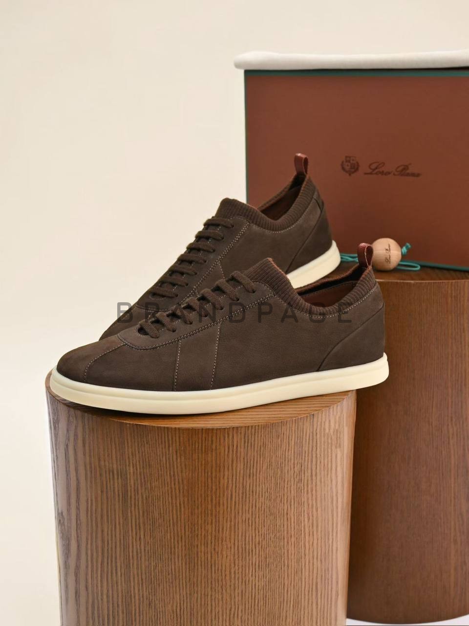 Кеды из телячьей кожи Loro Piana BPLUX12329 Кеды из телячьей кожи Loro Piana BPLUX12329