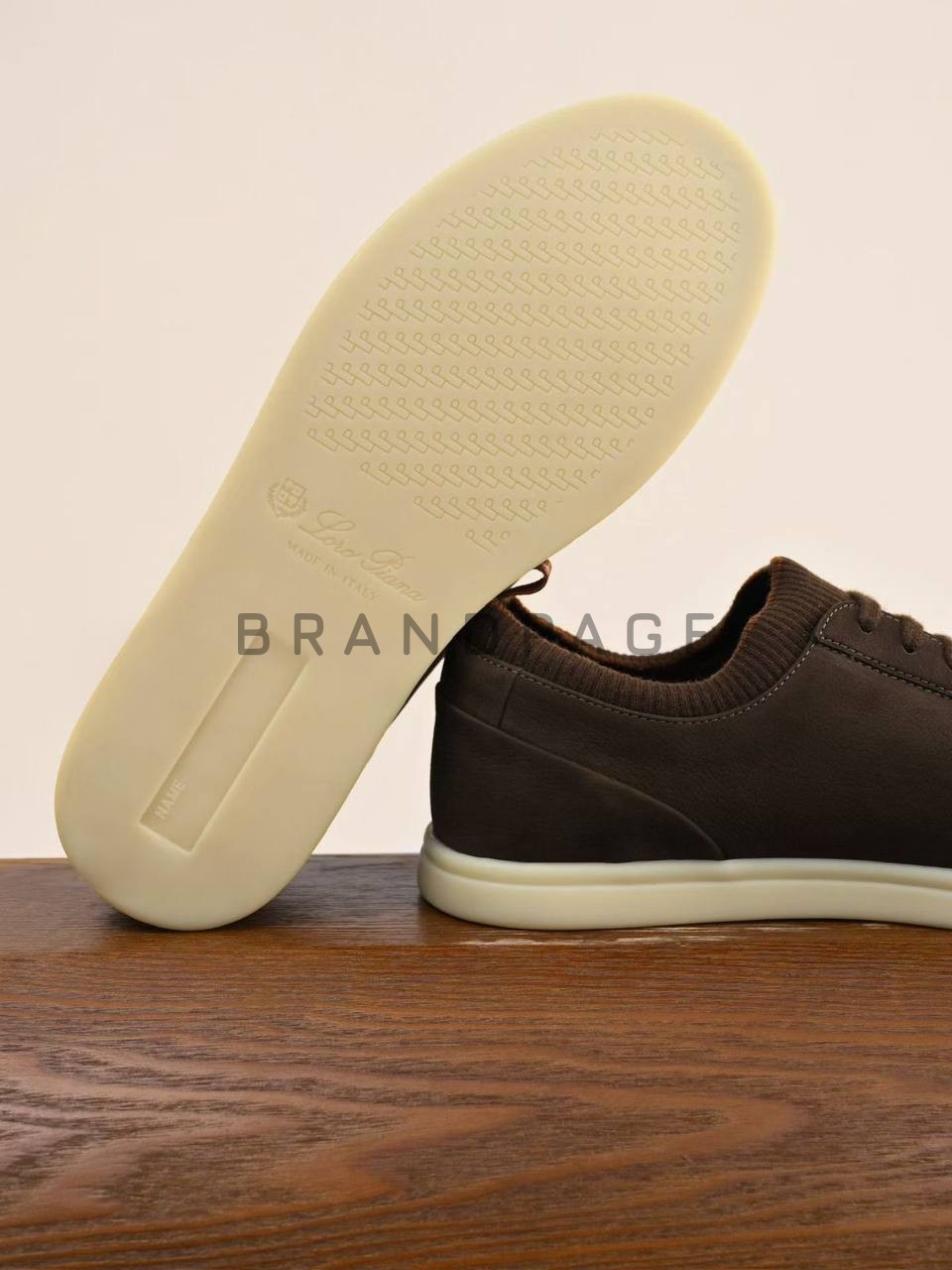 Кеды из телячьей кожи Loro Piana BPLUX12329 Кеды из телячьей кожи Loro Piana BPLUX12329