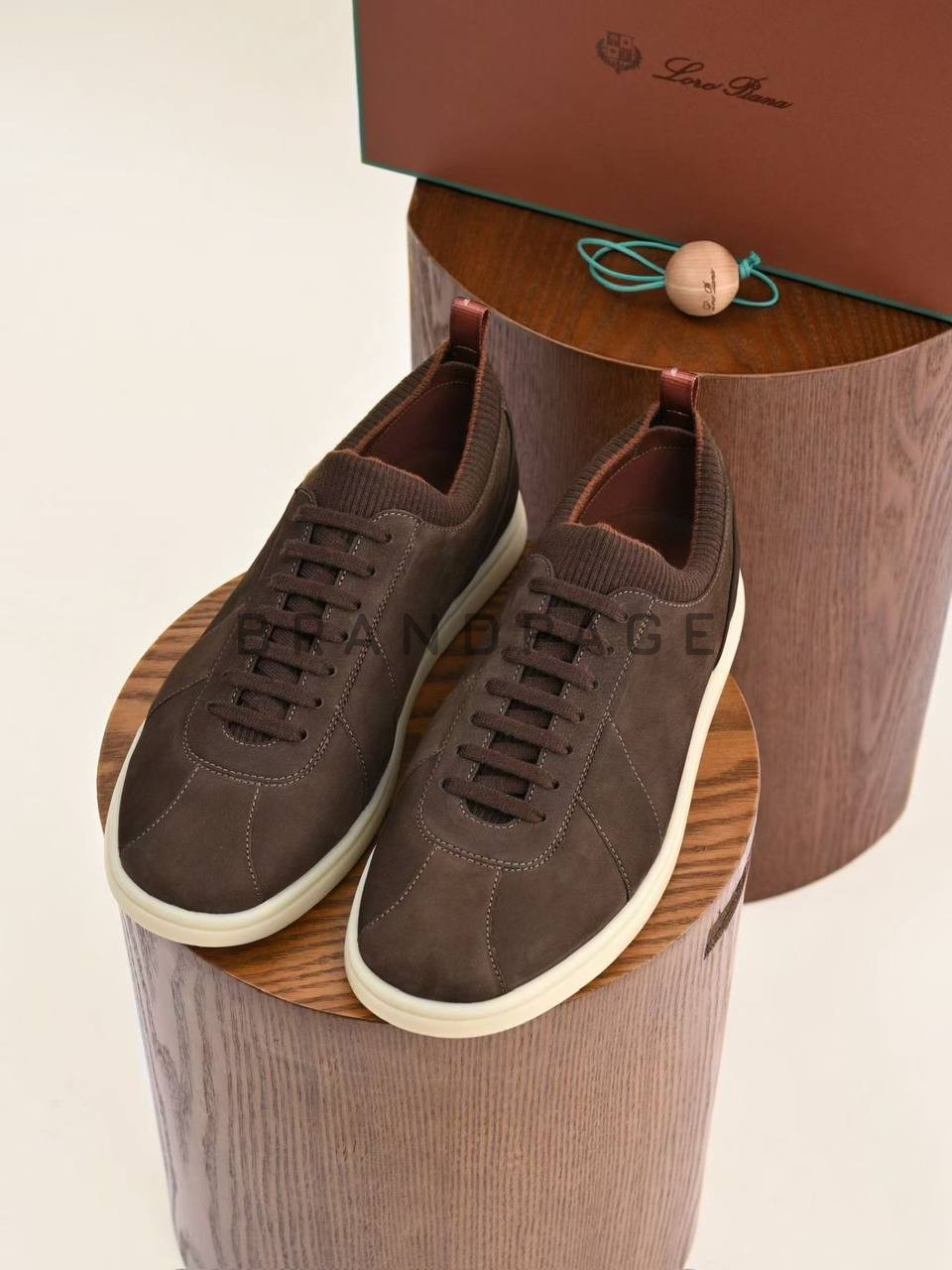 Кеды из телячьей кожи Loro Piana BPLUX12329 Кеды из телячьей кожи Loro Piana BPLUX12329