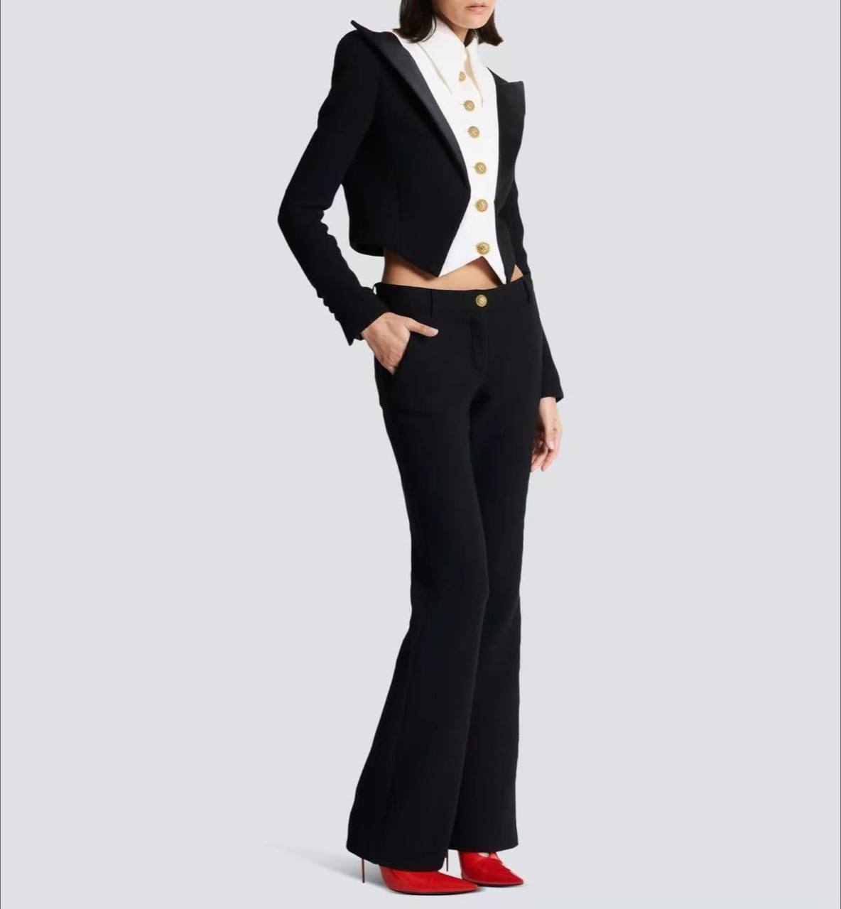 Дизайнерский костюм Balmain BP-44928 Дизайнерский костюм Balmain BP-44928