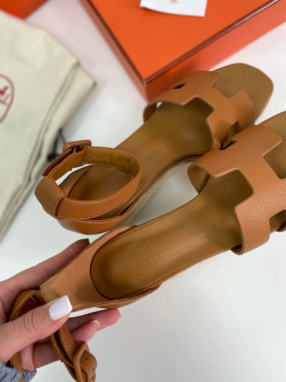 Стильные эспадрильи Hermes Elda BP-30298 Стильные эспадрильи Hermes Elda BP-30298