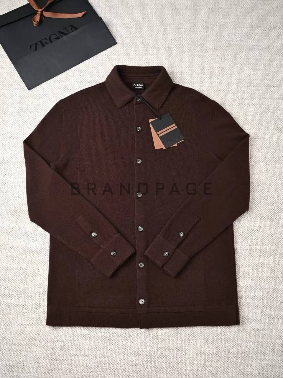 Рубашка кашемировая Zegna BPLUX5431 Рубашка кашемировая Zegna BPLUX5431