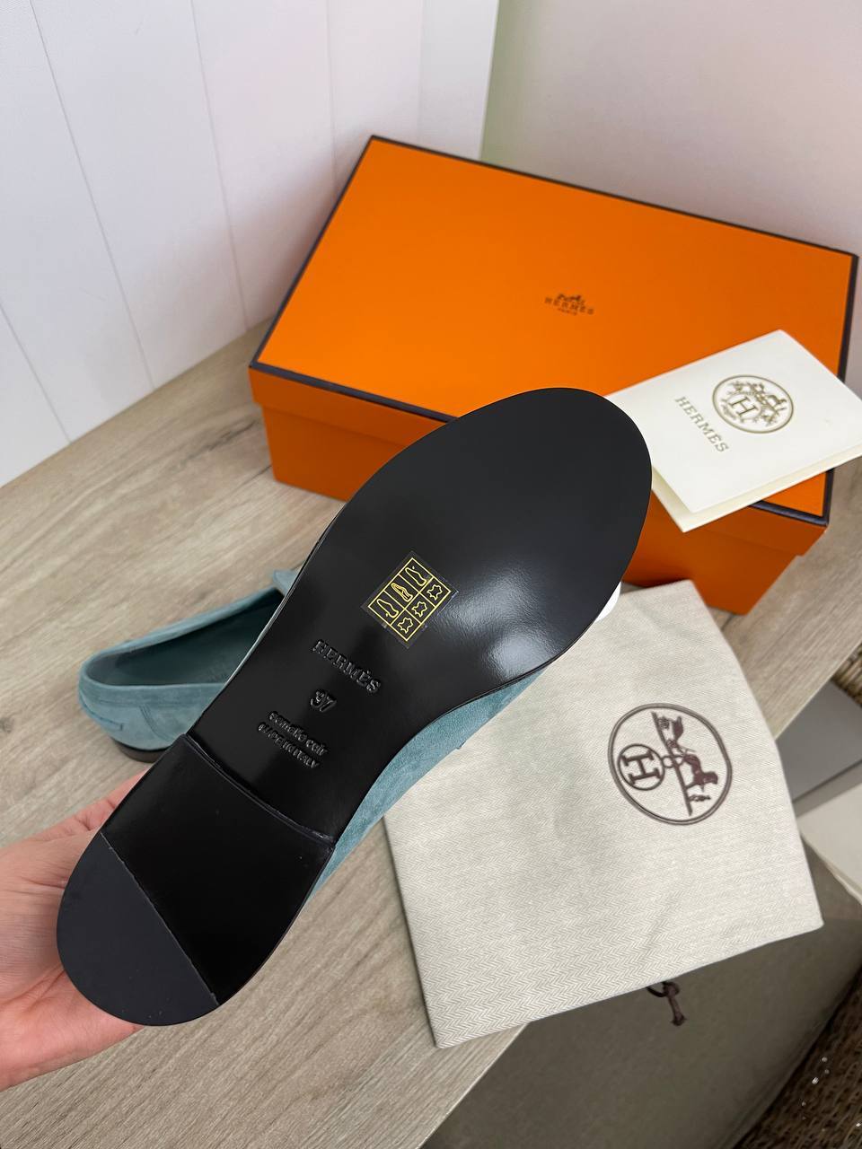 Люкс туфли Hermes BP-30214 Люкс туфли Hermes BP-30214