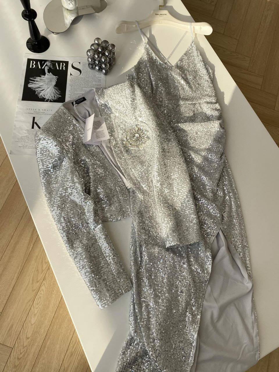 Трендовый костюм Balmain BP-35152 Трендовый костюм Balmain BP-35152