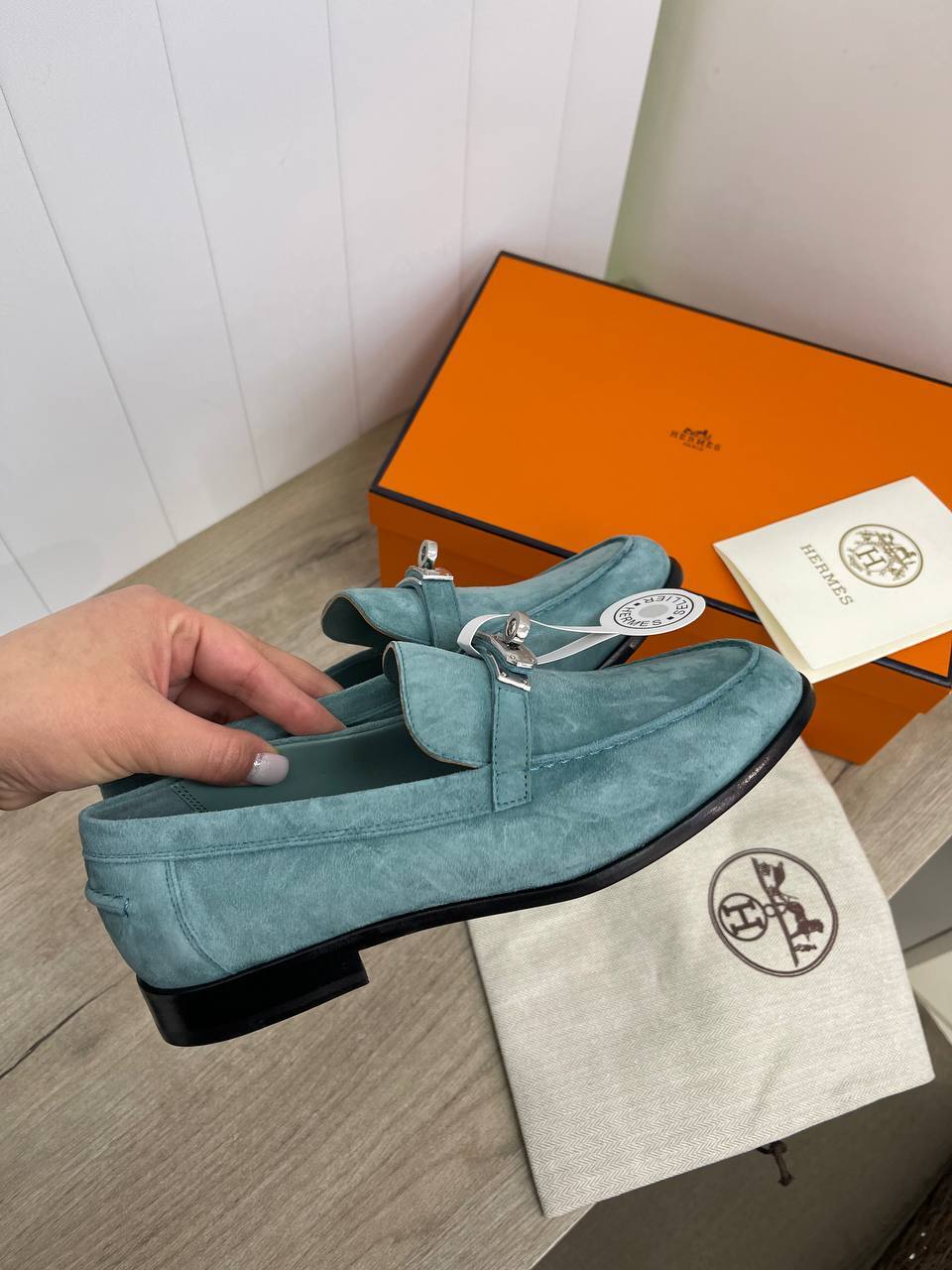 Люкс туфли Hermes BP-30214 Люкс туфли Hermes BP-30214