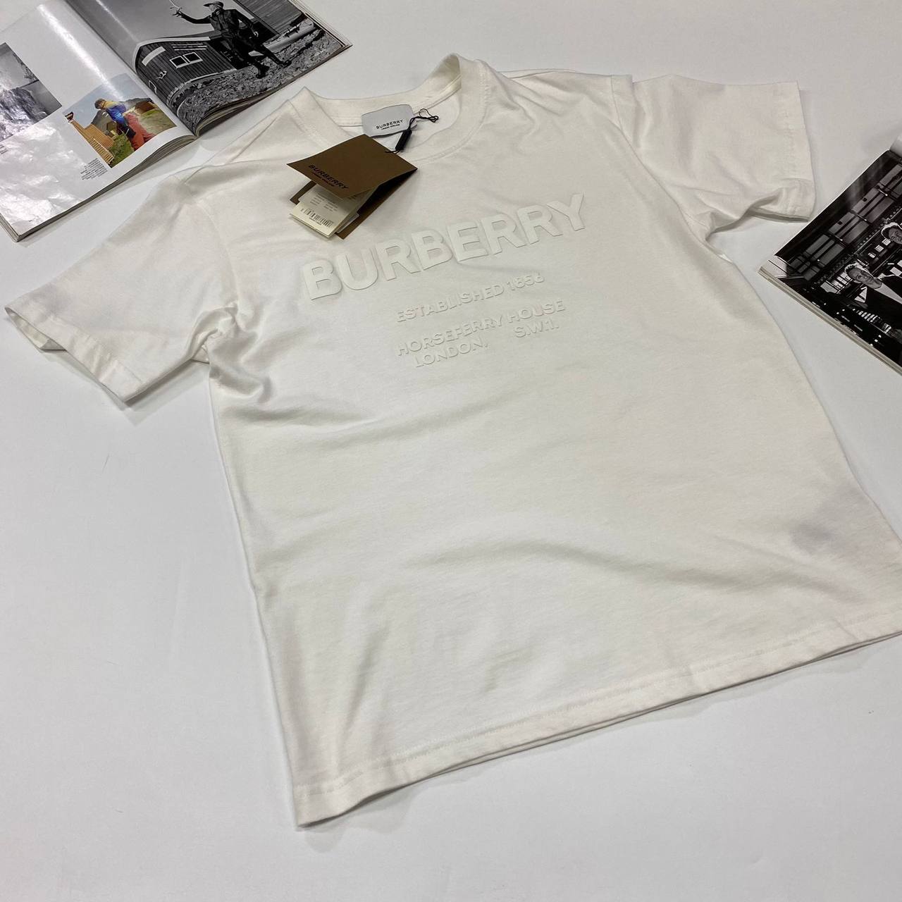 Стильная футболка Burberry BP-15634 Стильная футболка Burberry BP-15634