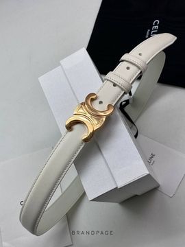 Ремень молочно-белый от Celine Triomphe BP5-453724