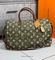 Дорожная сумка оливковая с белым узором и коричневой отделкой от Louis Vuitton BP5-630656 — фото 6 [TG cda9cd08c5a8-006]