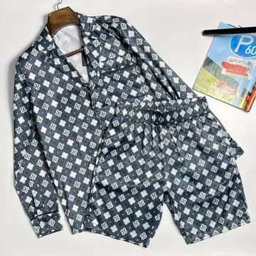 Louis Vuitton мужской серо-белый костюм BP-32014