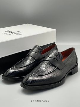 Лоферы чёрные от Berluti BP5-921656