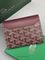 Кошелёк бордовый с коричневым узором от Goyard BP5-095389 — фото 3 [TG 98c615c1463e-003]