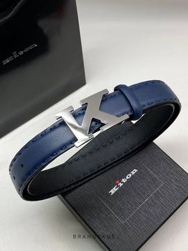 Ремень тёмно-синий от Kiton BP5-531556