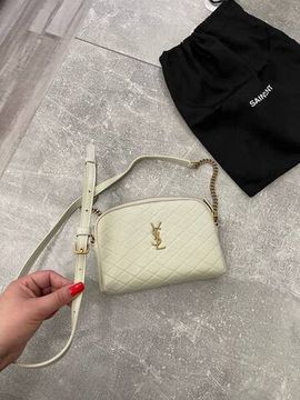 Женская сумка жемчужно-белая Yves Saint Laurent премиум BP-47016