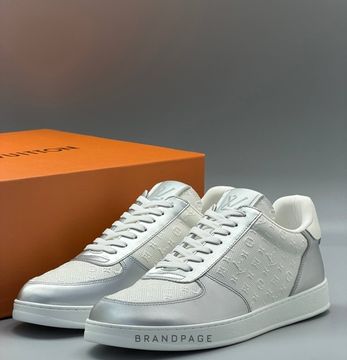 Кроссовки бело-серебристые от Louis Vuitton Rivoli BP5-627438