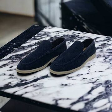 Премиум вельветовые лоферы Loro Piana BP-30951