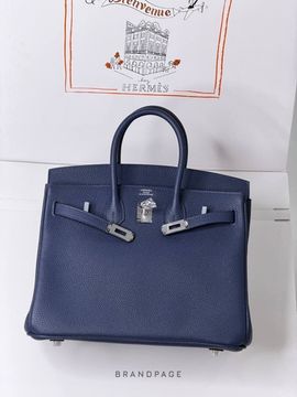 Сумка тёмно-синяя от Hermès Birkin 25 BP5-611031