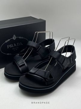 Сандалии чёрные от Prada BP5-345363