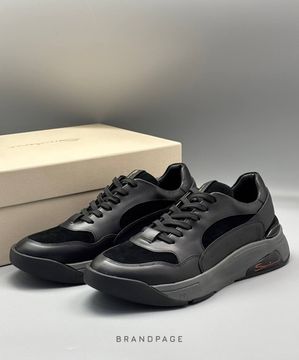 Кроссовки чёрные от Santoni BP5-288166